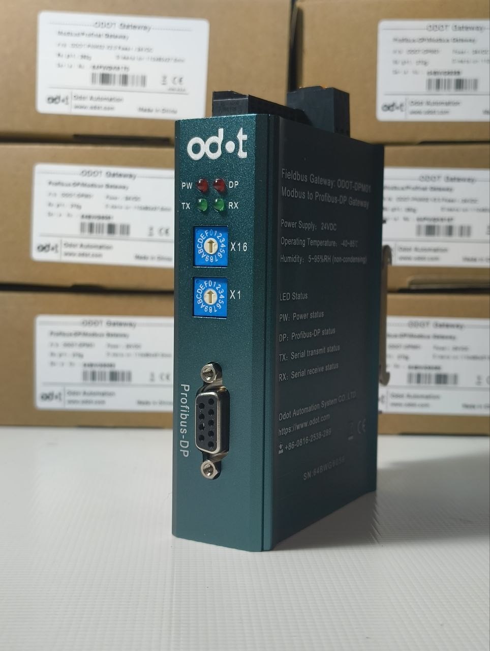 ODOT-DPM01 Gateway Modbus RTU to Profibus-DP Converter راهنمای اتصال